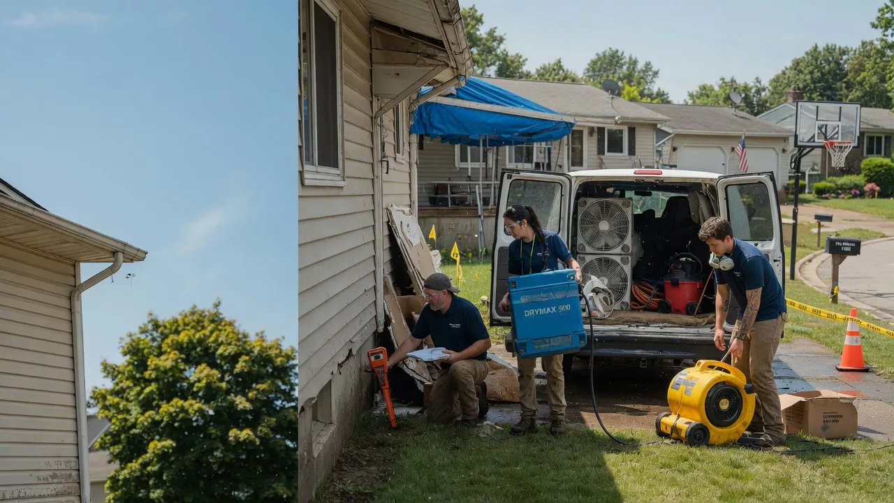 Ceiling Leak Cleanup in Mildred, PA near me